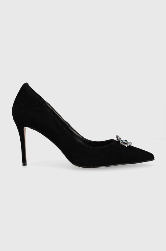 Замшевые туфли Kurt Geiger London Belgravia Eye шпилька чёрный 9990900209.BLACK