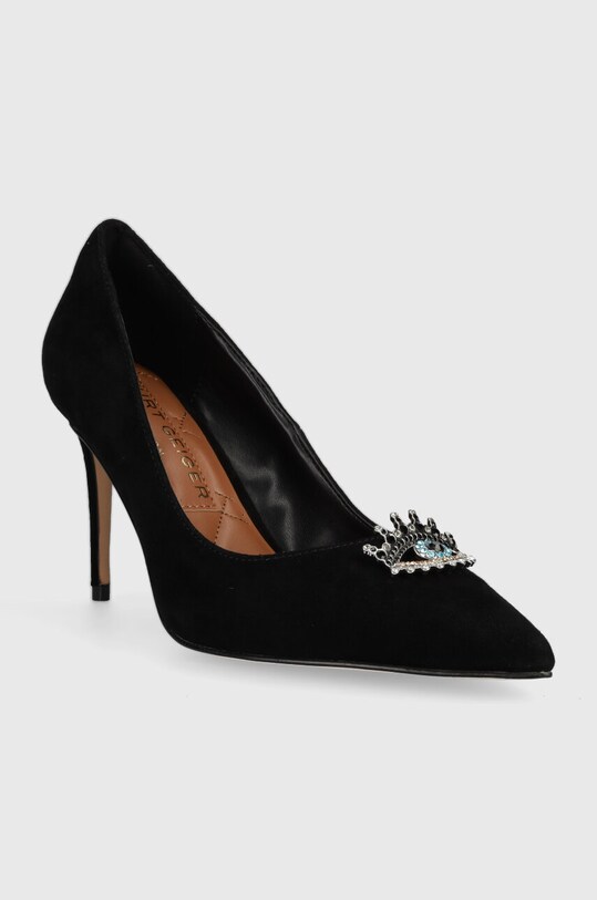 Замшевые туфли Kurt Geiger London Belgravia Eye 9990900209.BLACK чёрный AW23