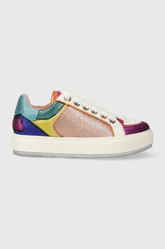 Kožené tenisky Kurt Geiger London Southbank usňová koža viacfarebná 9564315609.WHITE