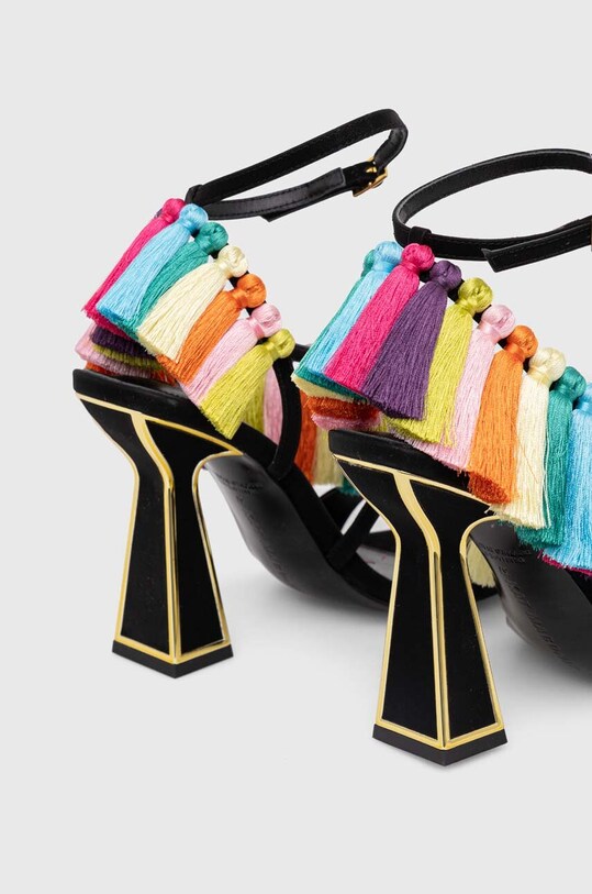 Încălțăminte Kat Maconie sandale din piele intoarsa Therese THERESE.BLACK.MULT multicolor