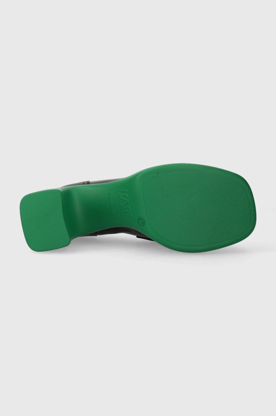 Karl Lagerfeld bőr flip-flop ASTRAGON KL33830.00F fekete