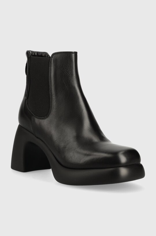 Karl Lagerfeld ghete chelsea de piele ASTRAGON KL33840.000 negru AW23