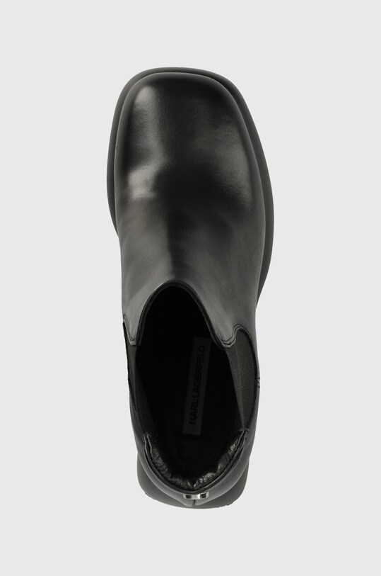 Karl Lagerfeld ghete chelsea de piele ASTRAGON negru KL33840.000