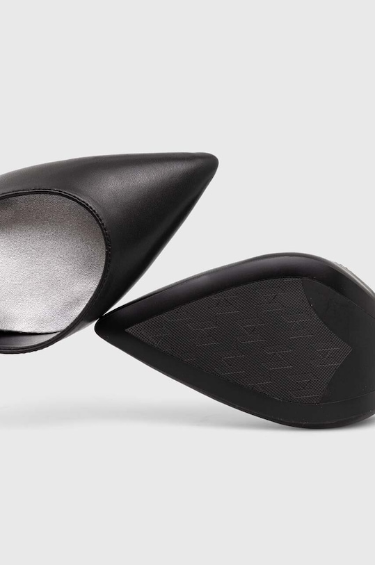 Karl Lagerfeld bőr tűsarkú SARABANDE fekete KL30923.100