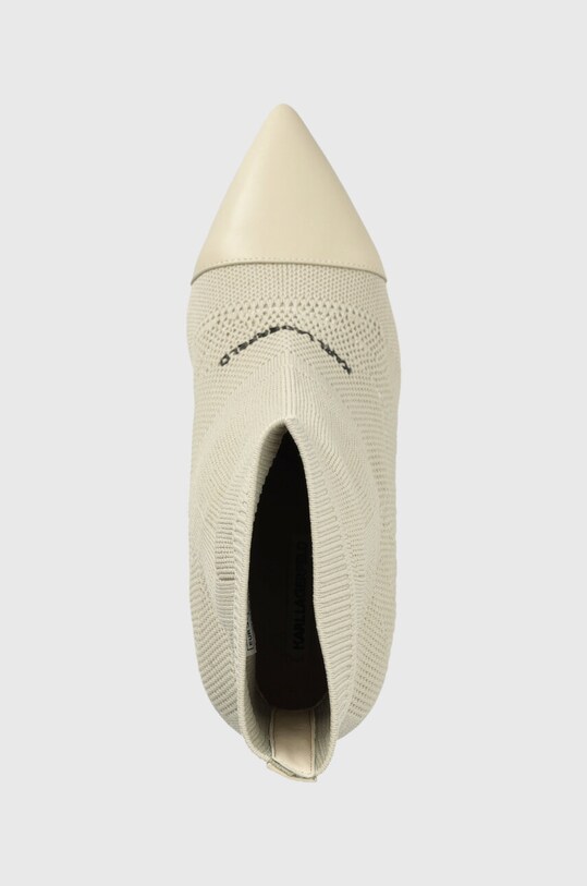 Karl Lagerfeld botki DEBUT beżowy KL32061.KHW