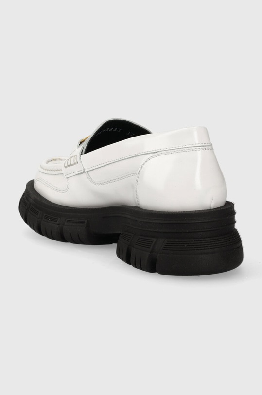 Încălțăminte Karl Lagerfeld mocasini de piele PRECINCT KL KL43823.011 alb