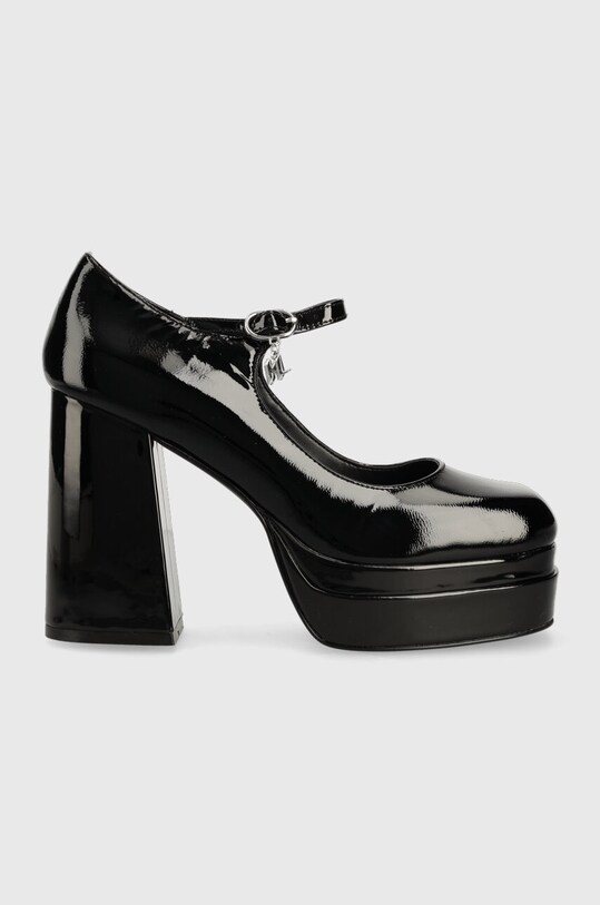 Karl Lagerfeld pantofi de piele STRADA platformă negru KL30125A.1BP