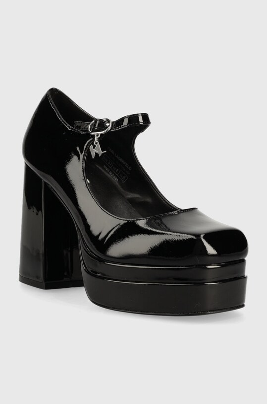 Karl Lagerfeld pantofi de piele STRADA KL30125A.1BP negru AW23