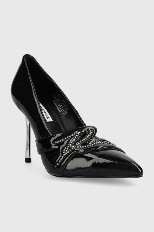 Kožené lodičky Karl Lagerfeld SARABANDE KL30919G.1BP černá AW23