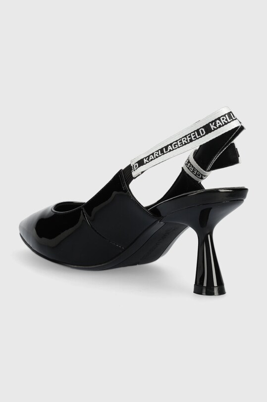 Încălțăminte Karl Lagerfeld stilettos de piele PANACHE KL30808.1BP negru