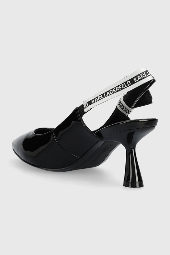 Încălțăminte Karl Lagerfeld stilettos de piele PANACHE KL30808.1BP negru