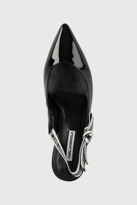 Karl Lagerfeld stilettos de piele PANACHE negru KL30808.1BP