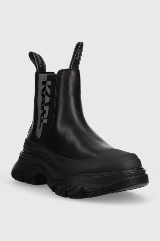Karl Lagerfeld ghete chelsea de piele LUNA KL42944F.00X negru AW23