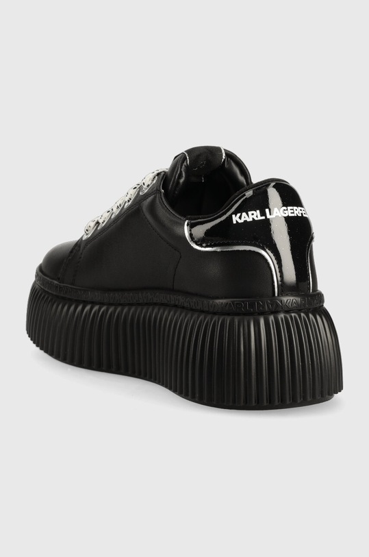 Obuwie Karl Lagerfeld sneakersy skórzane KREEPER LO KL42376N.000 czarny