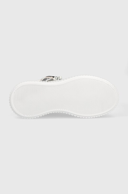 Usnjene superge Karl Lagerfeld KREEPER LO KL42376N.011 bela