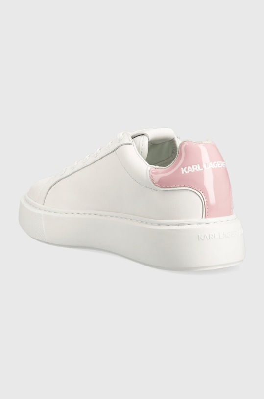 Obuwie Karl Lagerfeld sneakersy skórzane MAXI KUP KL62210.01P biały