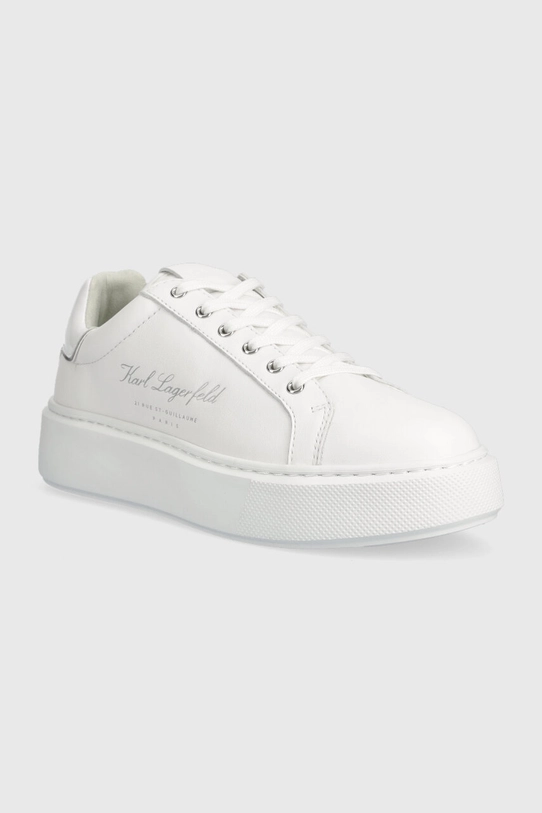 Karl Lagerfeld sneakers din piele MAXI KUP KL62223F.011 alb AW23