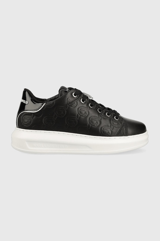 Karl Lagerfeld sneakers din piele KAPRI KC Planet friendly negru KL62523F.000
