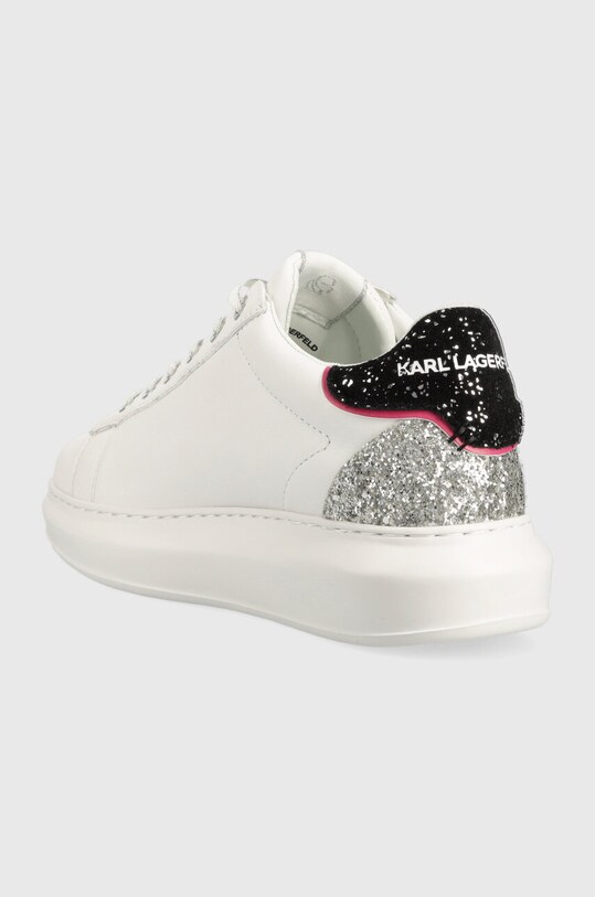 Obutev Usnjene superge Karl Lagerfeld KAPRI KC KL62570N.011 bela