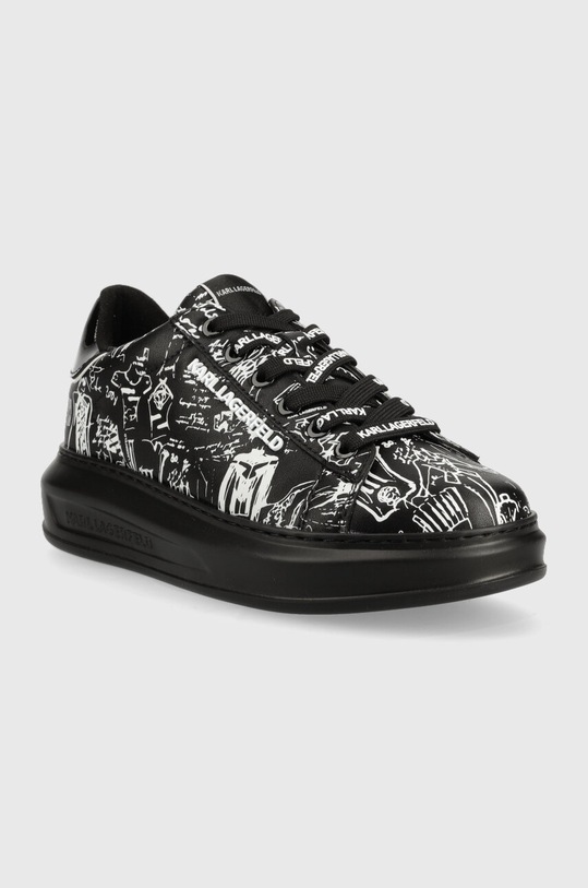 Kožené tenisky Karl Lagerfeld KAPRI KL62569.000 čierna AW23