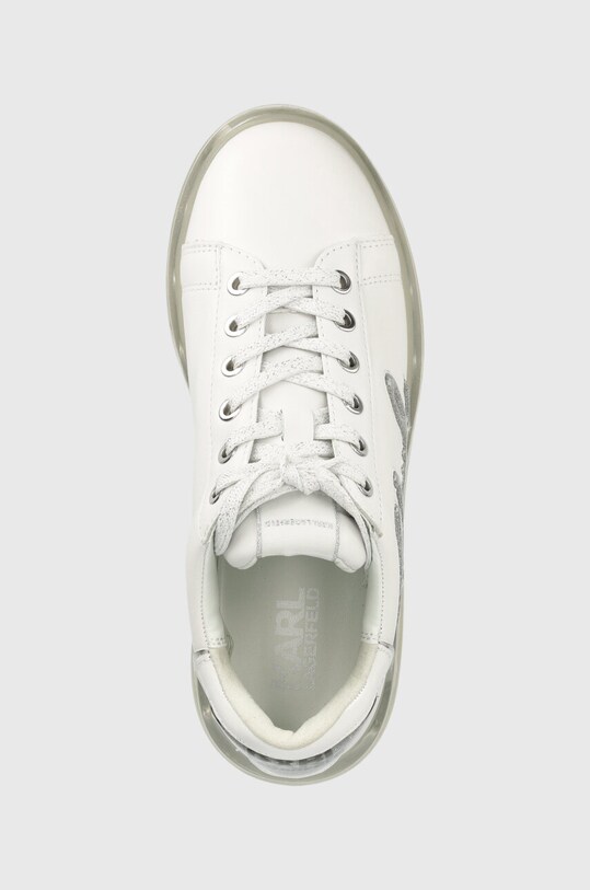 Karl Lagerfeld sneakers din piele KAPRI KUSHION alb KL62610F.01S