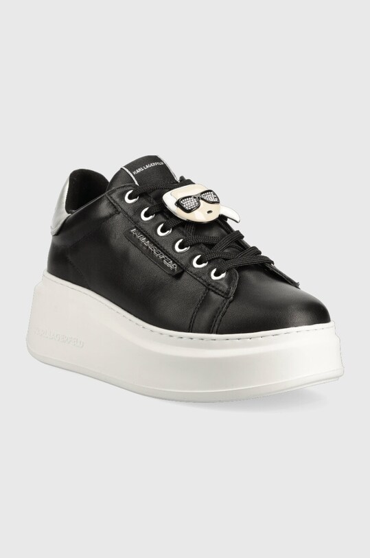 Kožené tenisky Karl Lagerfeld ANAKAPRI KL63576K.000 černá AW23