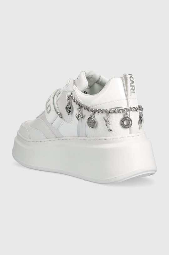 Obuwie Karl Lagerfeld sneakersy skórzane ANAKAPRI KL63540F.01S biały