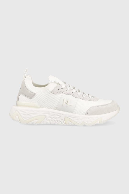 Karl Lagerfeld sneakersy BLAZE imitacja zamszu biały KL62440.K1W