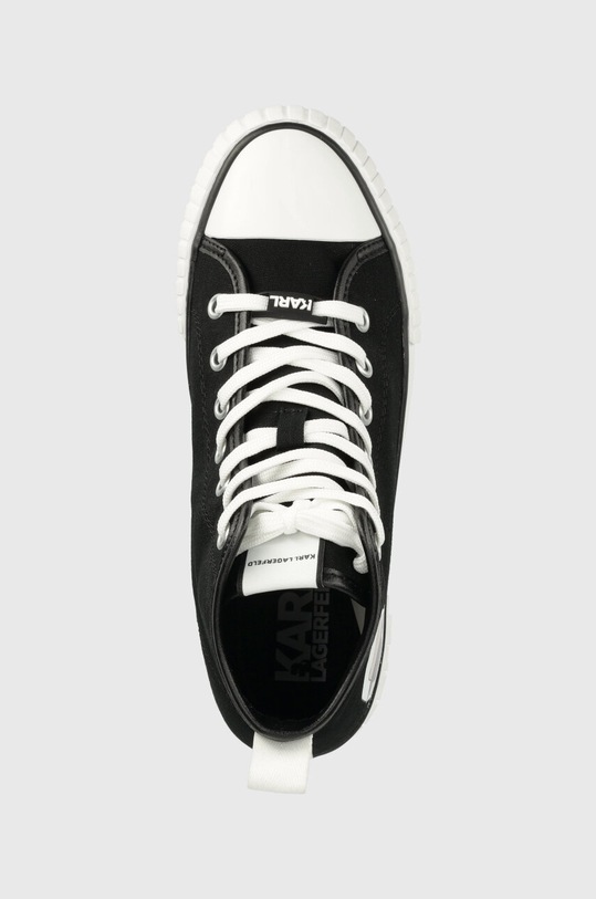 Πάνινα παπούτσια Karl Lagerfeld KAMPUS MAX μαύρο KL60450N.900