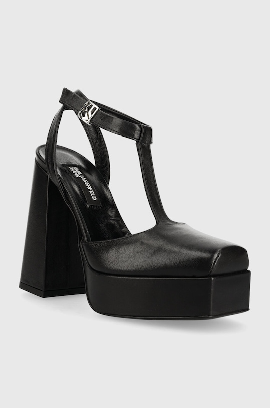 Кожаные туфли Karl Lagerfeld Jeans SOIREE PLATFORM KLJ KLJ93111.1BP чёрный AW23
