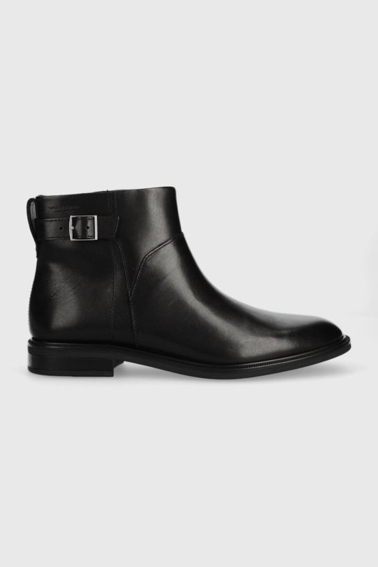 Vagabond Shoemakers botki skórzane FRANCES 2.0 płaski czarny 5606.101.20
