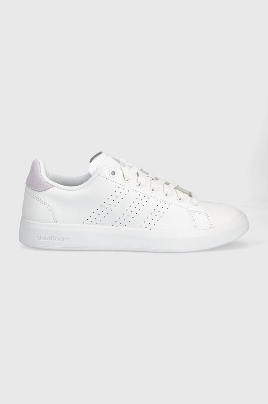 adidas sneakers din piele ADVANTAGE PREMIUM plată alb IF0125