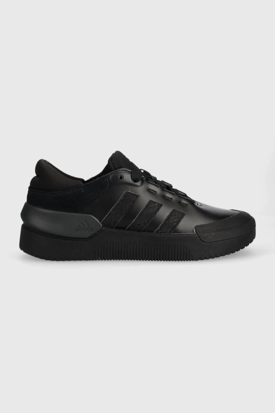 adidas sneakers COURT imitatie de piele intoarsa negru IF7912