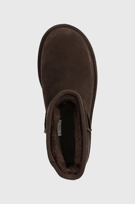 Semišové snehule UGG Classic Mini Platform hnedá 1134991.BCDR