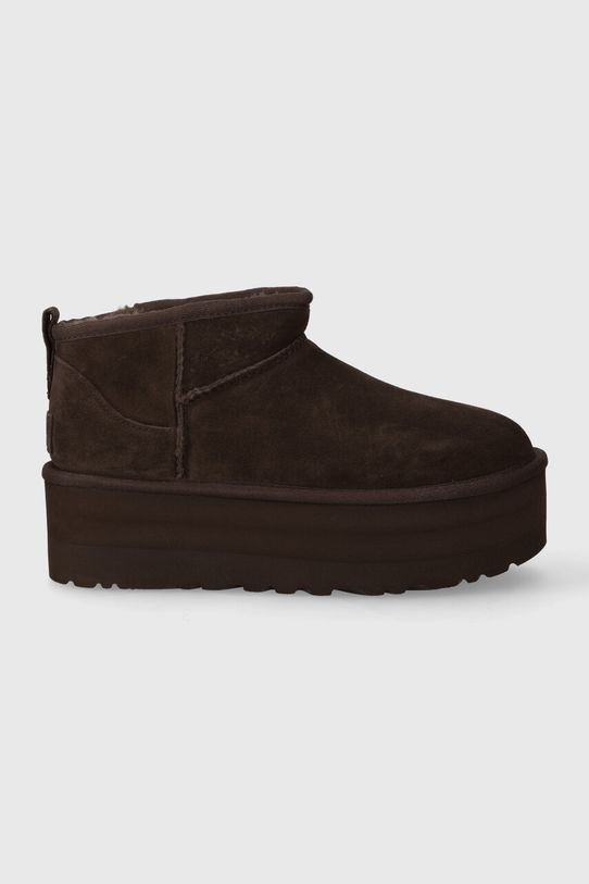 Велурени апрески UGG Classic Ultra Mini Platform