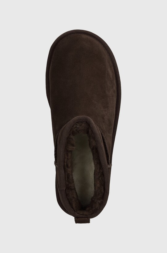 Замшевые сапоги UGG Classic Ultra Mini Platform коричневый 1135092.BCDR