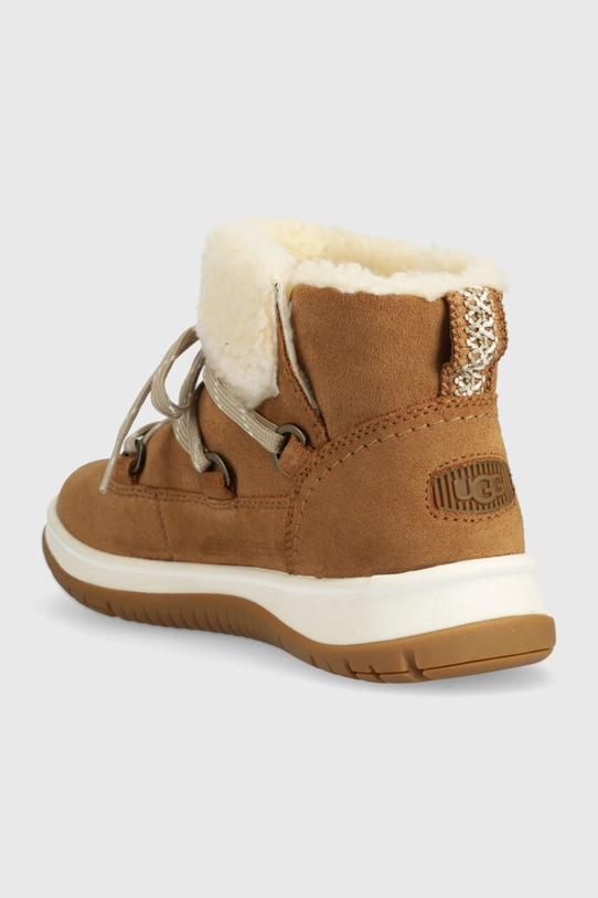 Obuwie UGG śniegowce zamszowe Lakesider Heritage Lace 1143836.CHE brązowy