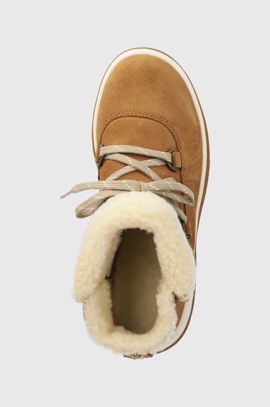 Замшеві чоботи UGG Lakesider Heritage Lace коричневий 1143836.CHE