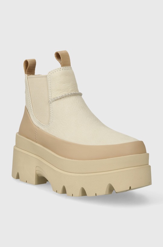 UGG sztyblety Brisbane Chelsea 1143842.SSAL beżowy AW23