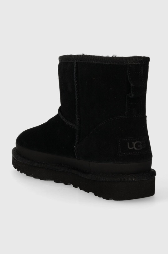 Obuwie UGG śniegowce zamszowe Classic Ultra Mini II 1144034.BLK czarny