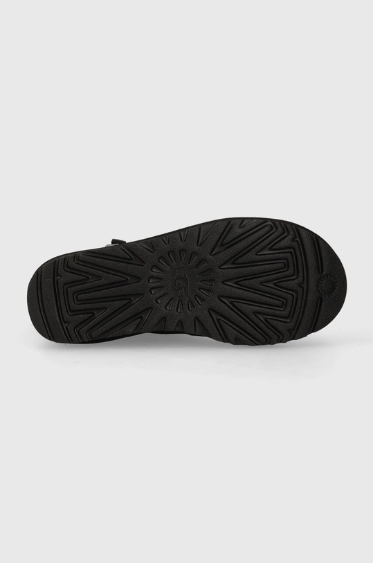 UGG śniegowce zamszowe Classic Ultra Mini II 1144034.BLK czarny