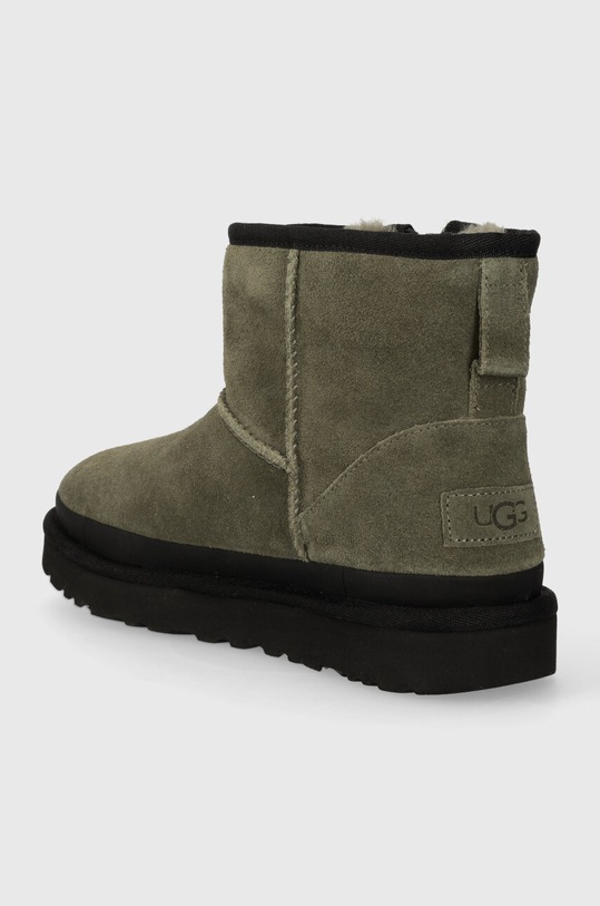 Обувь Замшевые сапоги UGG Classic Mini Zipper Tape Logo 1144034.BTOL зелёный