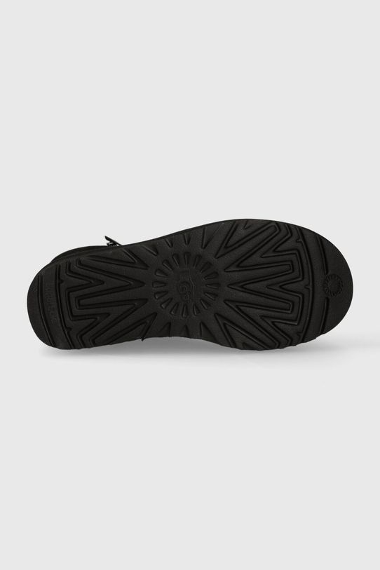UGG cizme de zapada din piele intoarsa Classic Short Bailey Zip 1144043.BLK negru