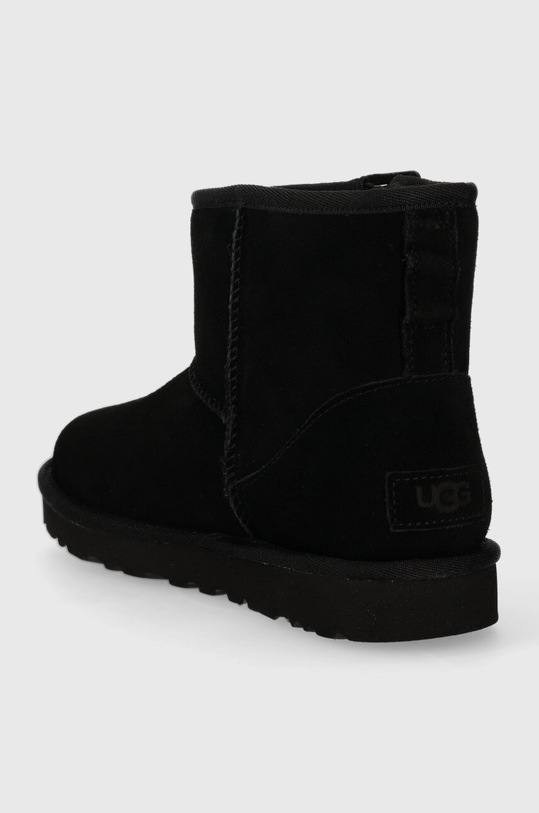 Încălțăminte UGG cizme de zapada din piele intoarsa Classic Mini Bailey Zip 1151230.BLK negru