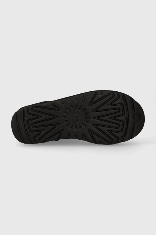 UGG cizme de zapada din piele intoarsa Classic Mini Bailey Zip 1151230.BLK negru