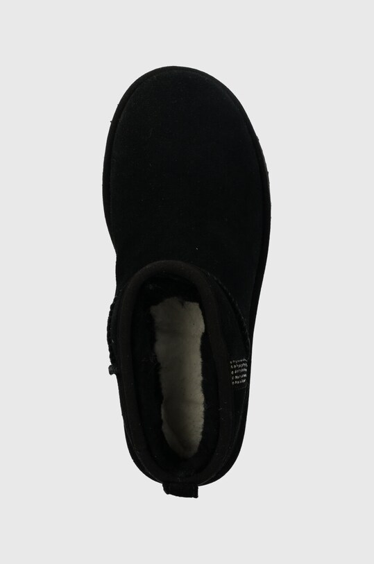 Μπότες σουέτ UGG Classic Ultra Mini Bling μαύρο 1153777.BLK