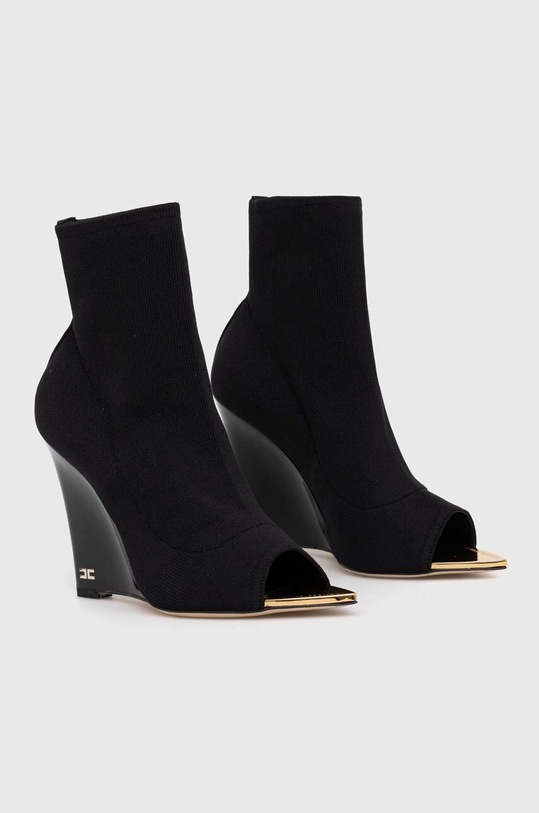 Elisabetta Franchi bokacsizma SA09C37E2.110 fekete AW23