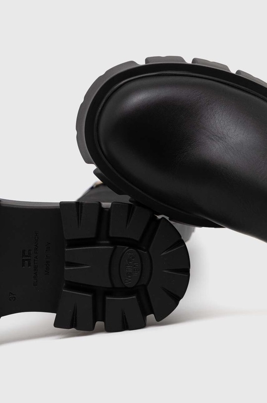 Кожени ботуши Elisabetta Franchi черен SA23B37E2.110