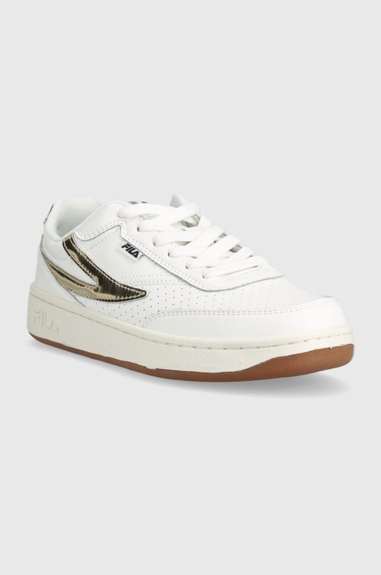 Kožené tenisky Fila SEVARO FFW0339 biela SS24