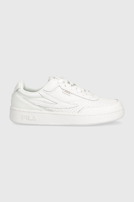 Kožené sneakers boty Fila SEVARO plochá bílá FFW0340